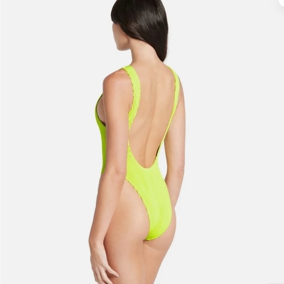 BOND-EYE THE MAXAM ONE-PIECE SWIMSUIT SUNNY LIME WOMEN'S ONE SIZE - Picture 2 of 3